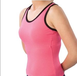 NWT Pizzazz Youth Trimmed Racer Back Top